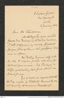 Nachlass Franz Steindachner, Brief von W. J. Ansorge an Franz Steindachner (16.01.1912), Inv.Nr. 12.02, Seite 1